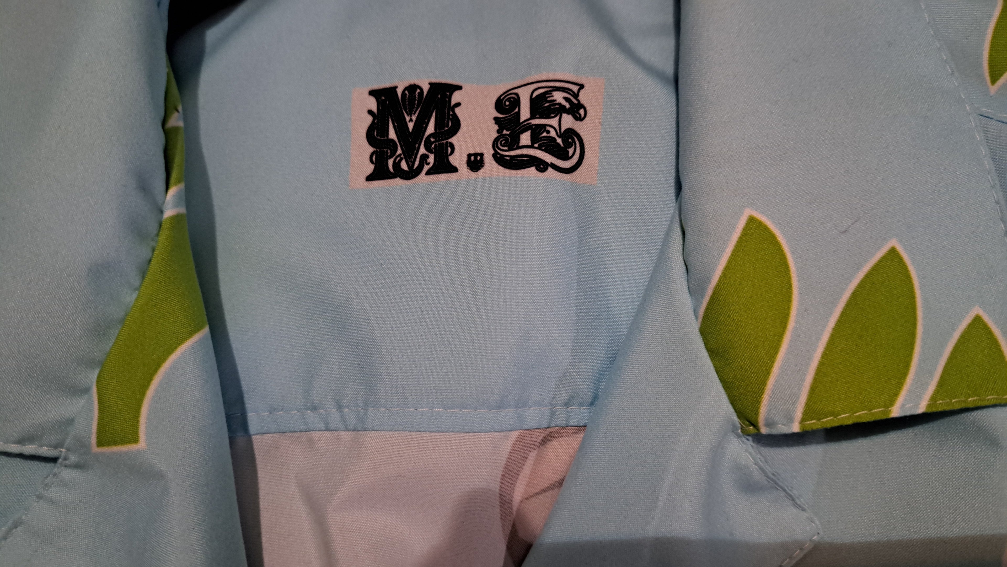 Chuckles with M.E Button-Up Shirt: Lightweight Recycled Polyester